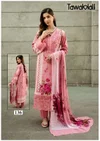 Saba Vol 4 By Tawakkal Pure Cotton Kurti With Bottom Dupatta